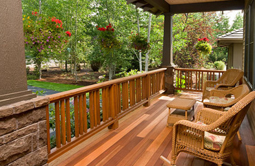 Cedar Decking in Gardena