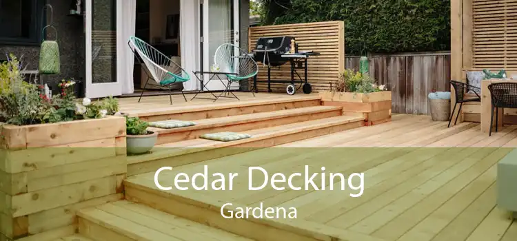 Cedar Decking Gardena