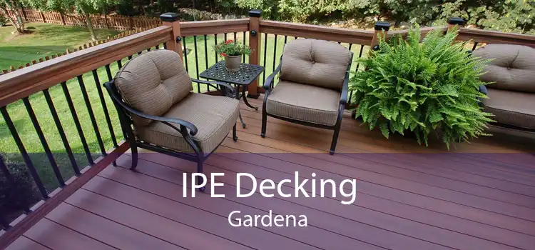 IPE Decking Gardena