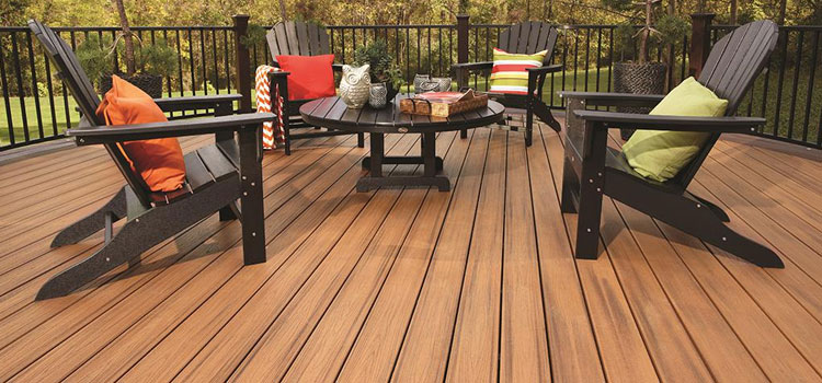 Black TREX Decking in Gardena, CA